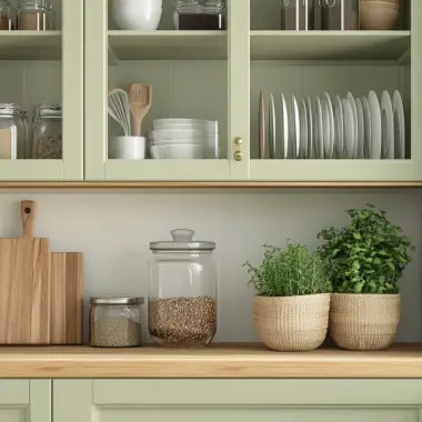 how to organize kitchen cabinets 1