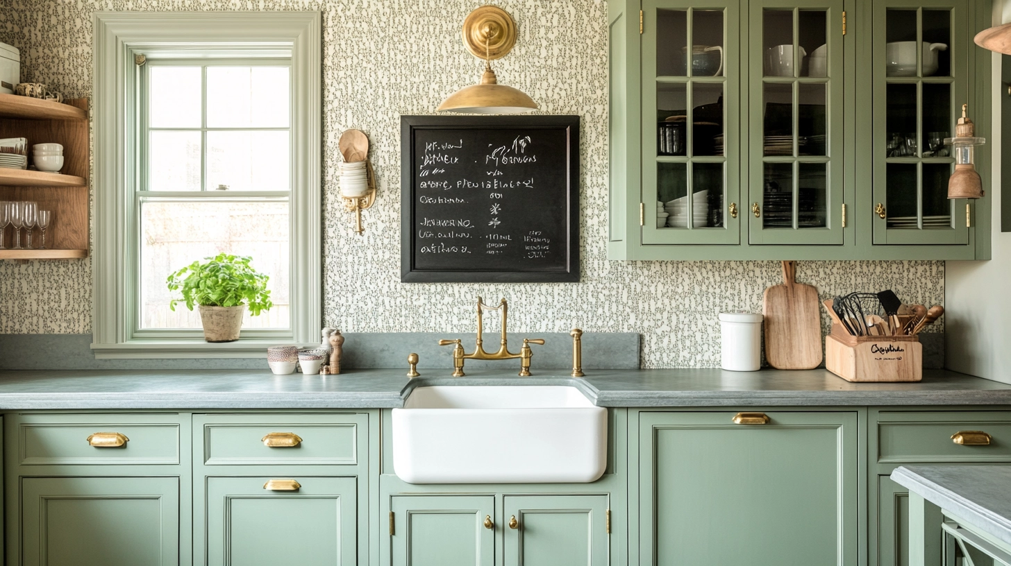 sage green kitchen cabinets 47