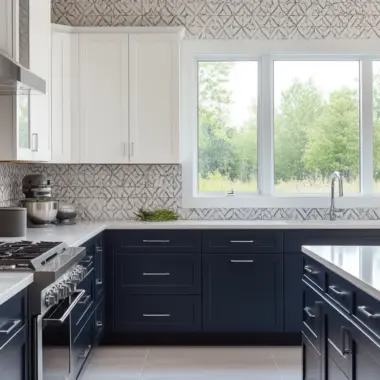 two tone kitchen cabinets color combinations 1